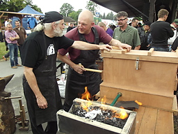 Forging exhibition in Wojciechów