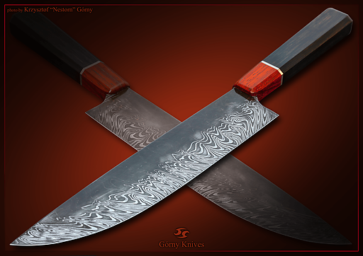 Image: Chefs Knife - Flames